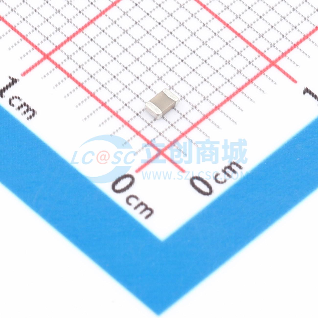 点击查看大图 FCC0805N100J500BT实物图