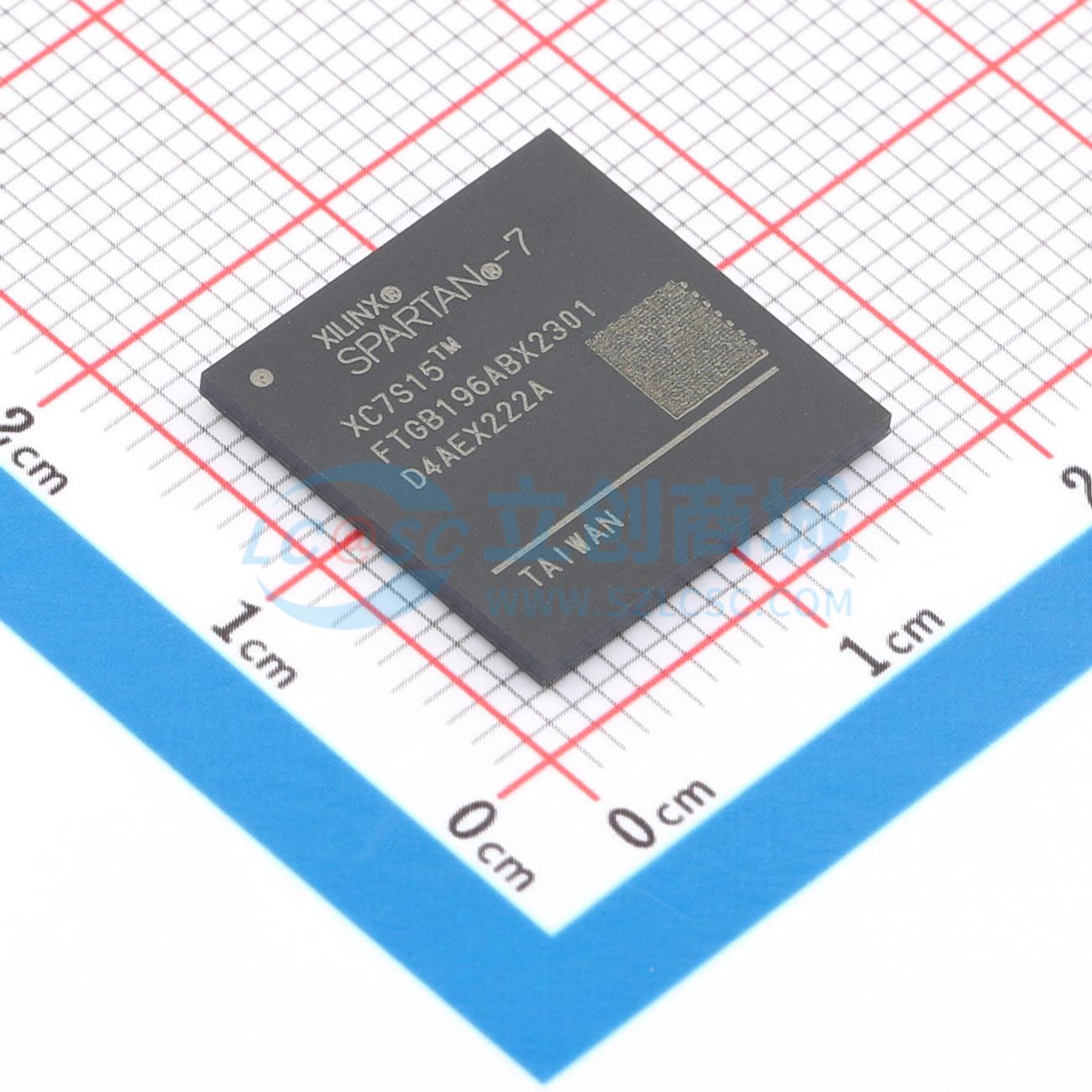 点击查看大图 XC7S15-1FTGB196I实物图