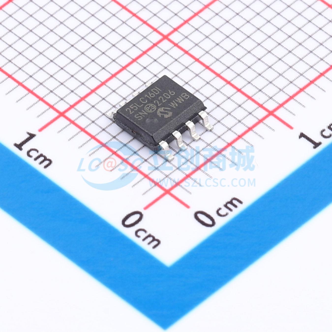 点击查看大图 25LC160D-I/SN实物图