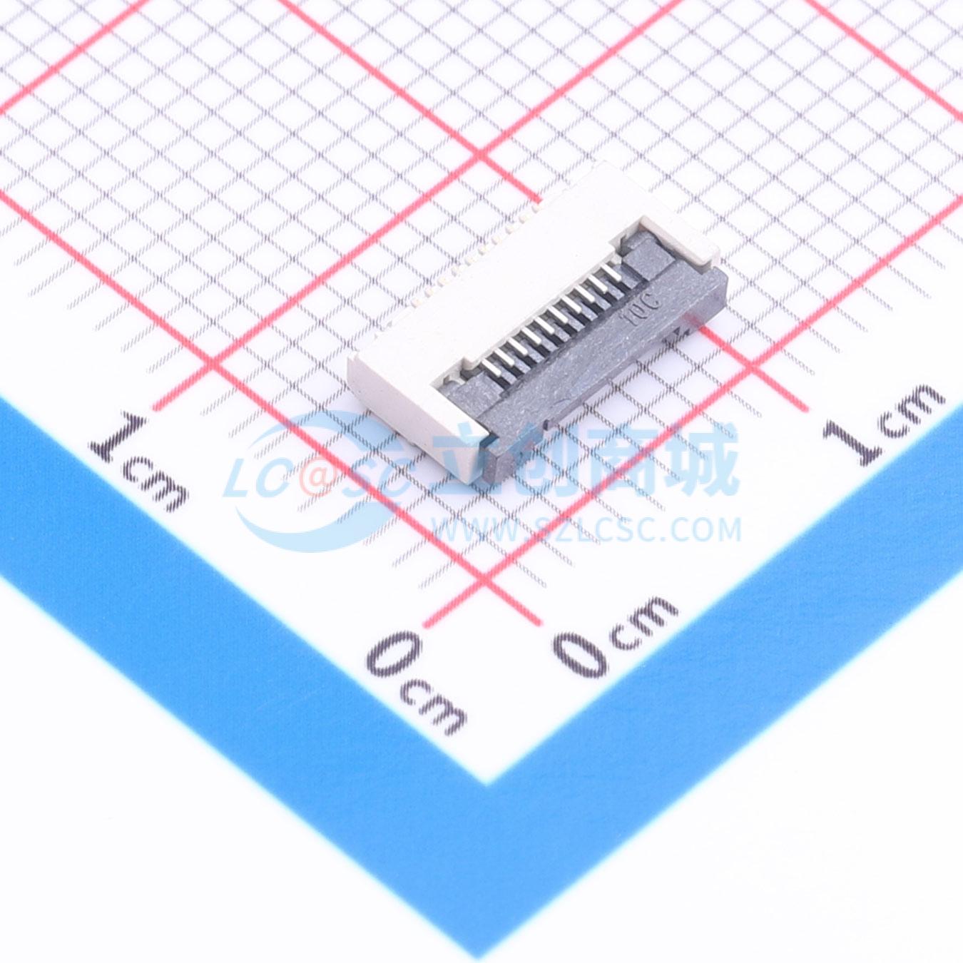 点击查看大图 MLD-FPC-0.5FG-H20-10P实物图