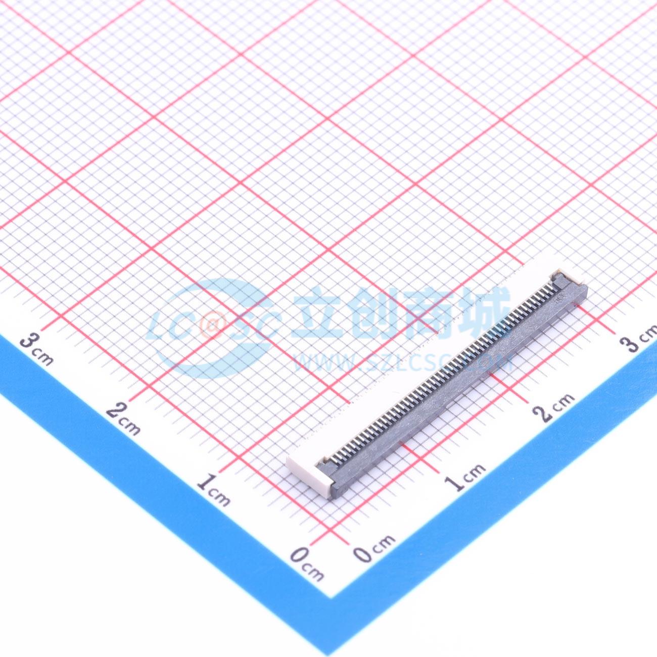 点击查看大图 MLD-FPC-0.5FG-H20-50P实物图