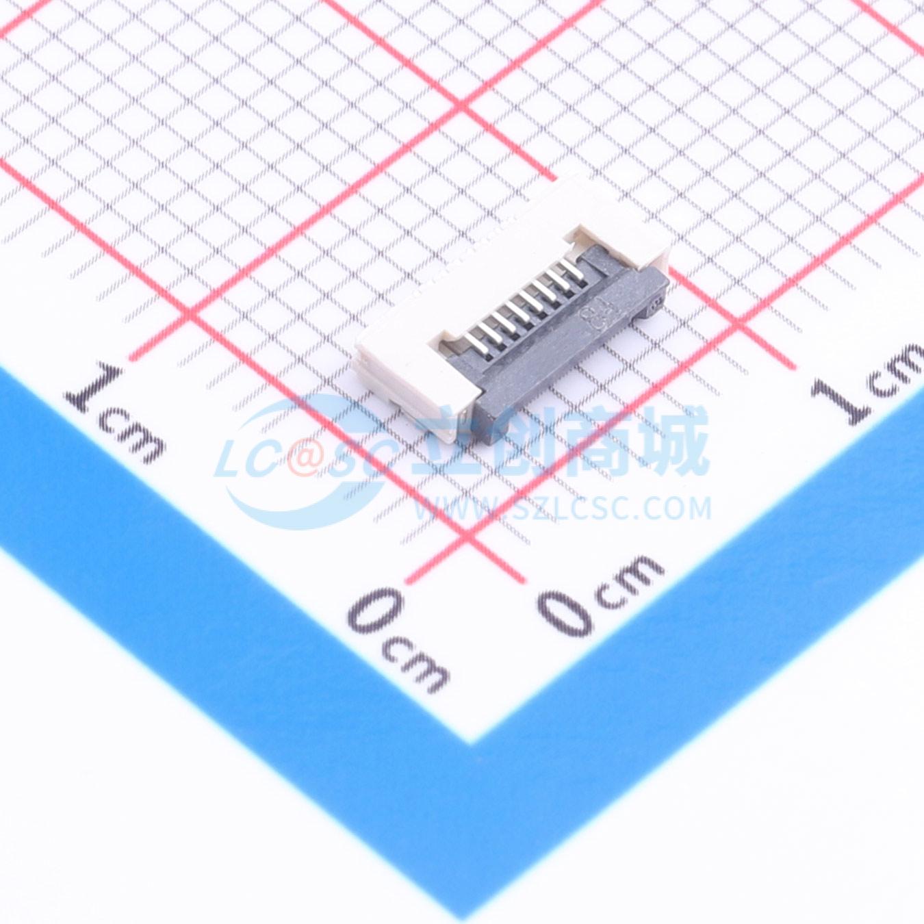 点击查看大图 MLD-FPC-0.5FG-H15-8P实物图