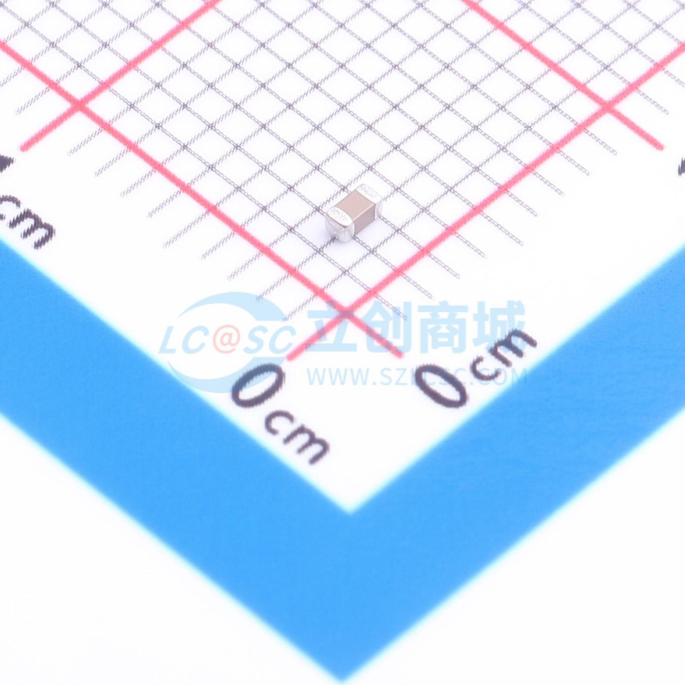 点击查看大图 TCC0603X7R102K500CTM实物图