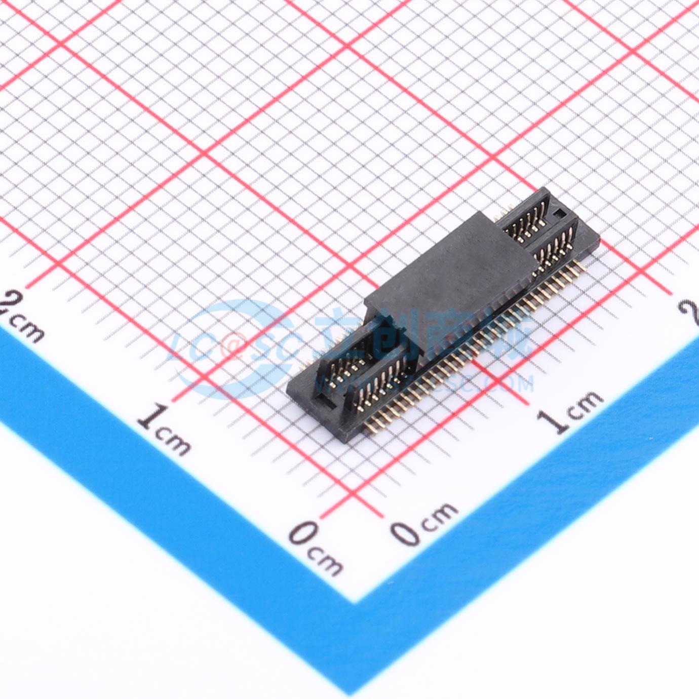 点击查看大图 HC-BTB-0.5-2x30P-GH10-W实物图