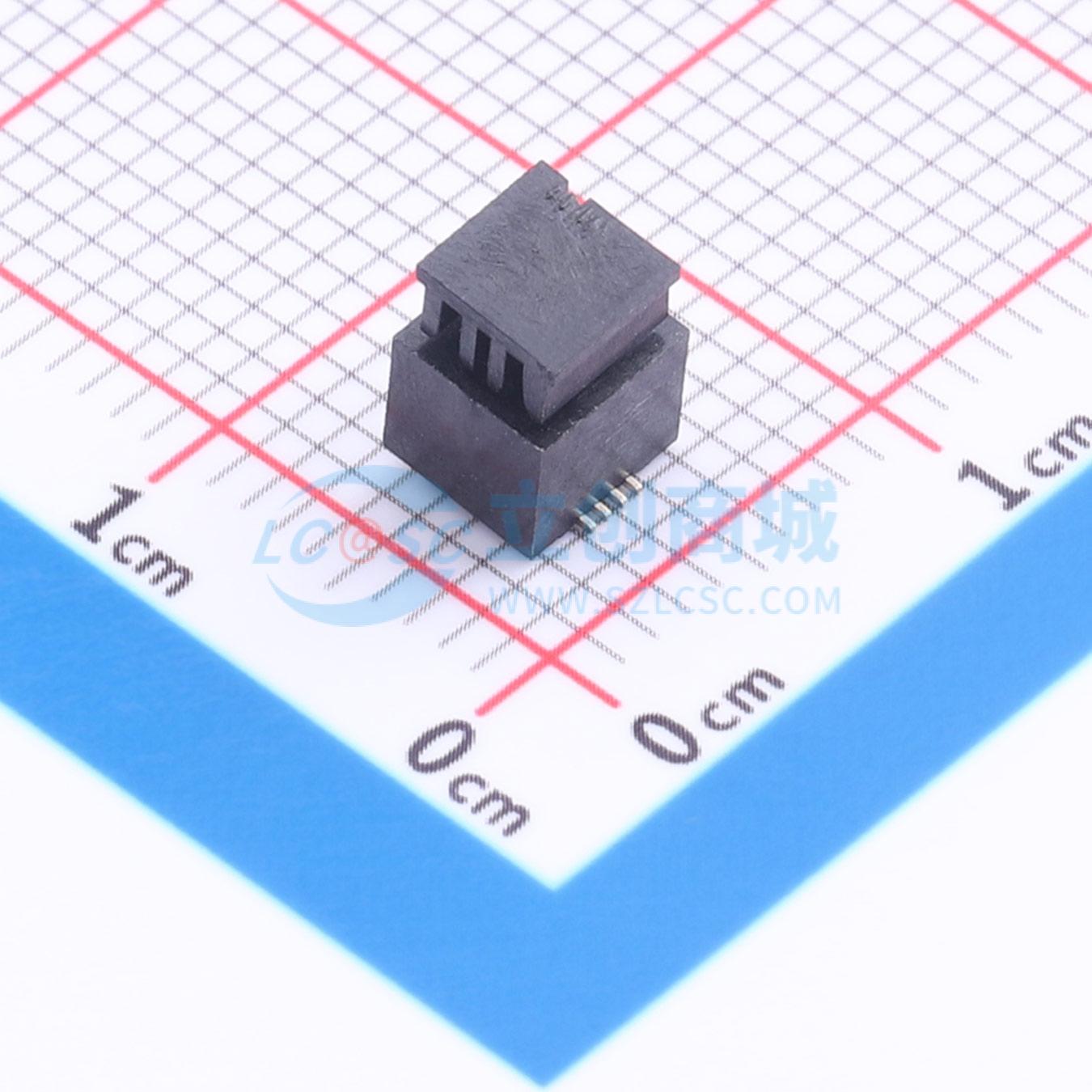 点击查看大图 HC-BTB-0.5-2x4P-GH40-W实物图