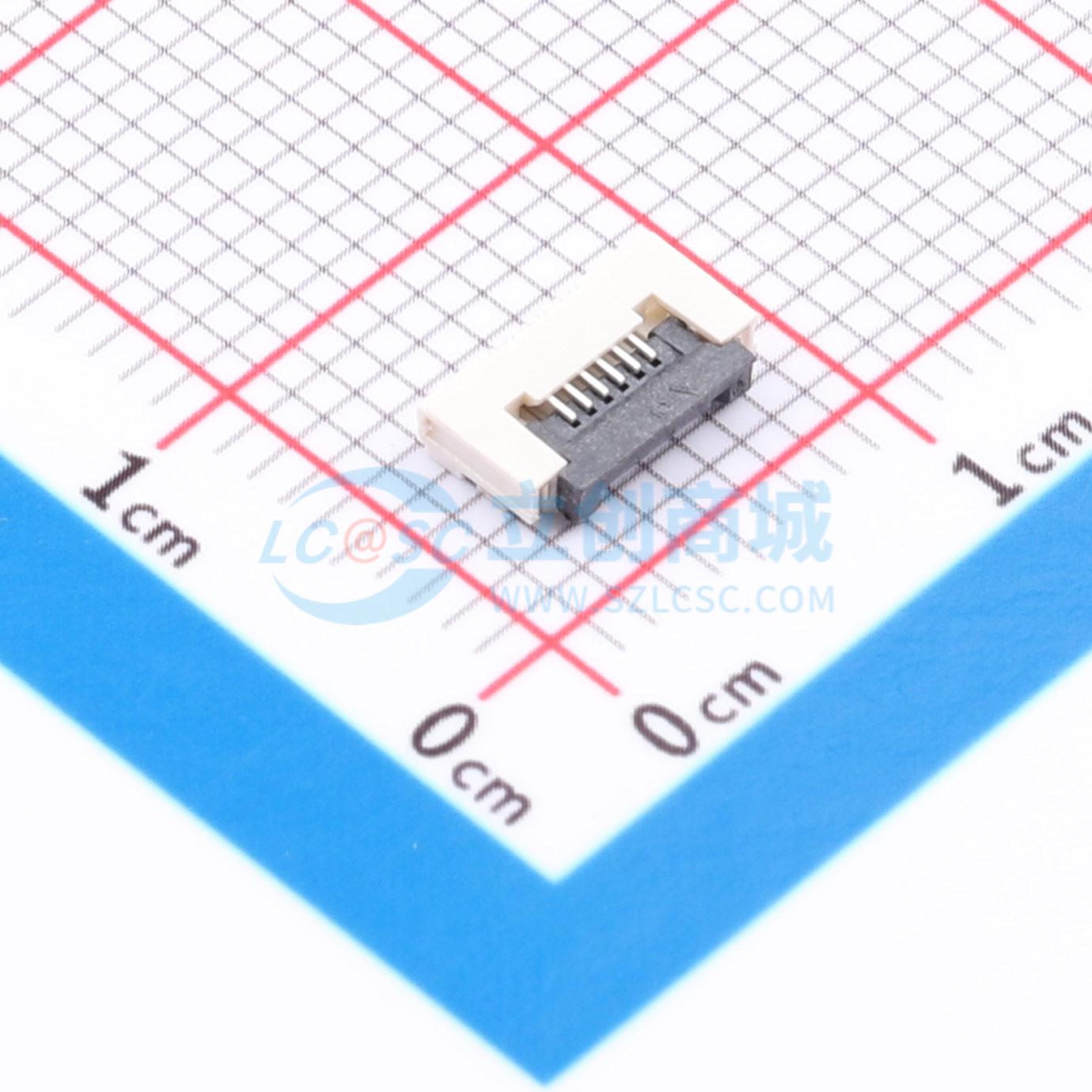 点击查看大图 MLD-FPC-0.5FG-H15-6P实物图