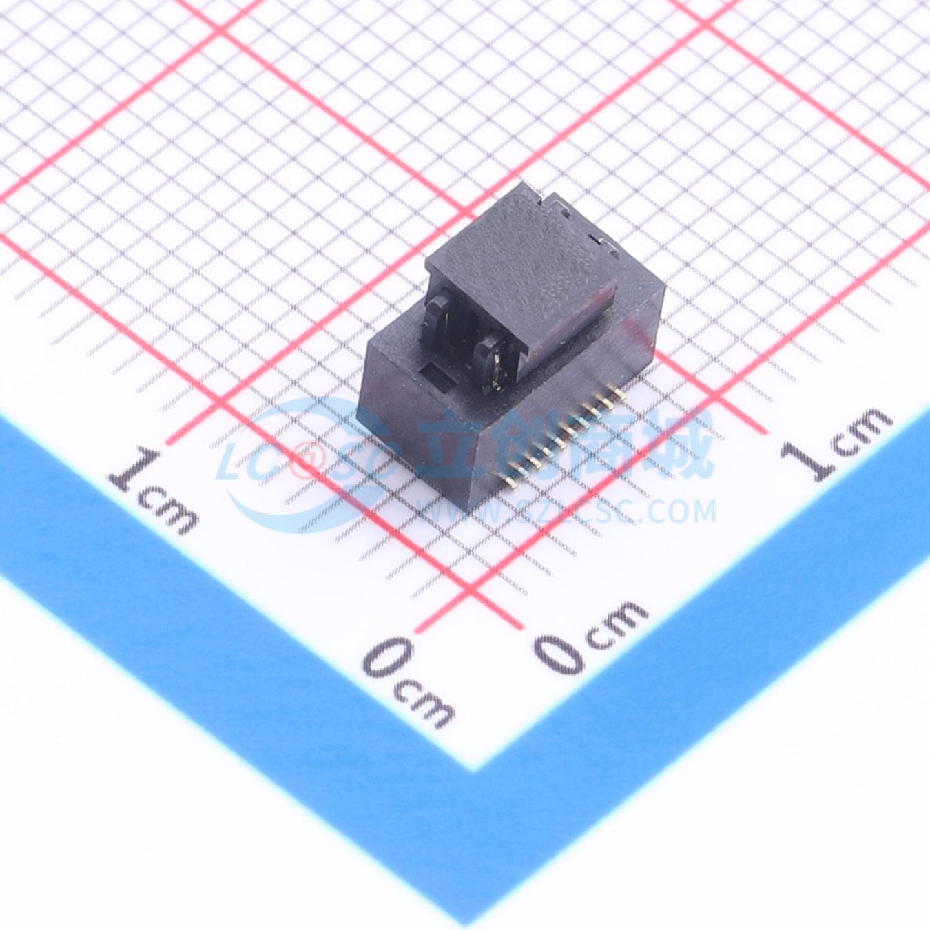 点击查看大图 HC-BTB-0.5-2x10P-GH40-W实物图