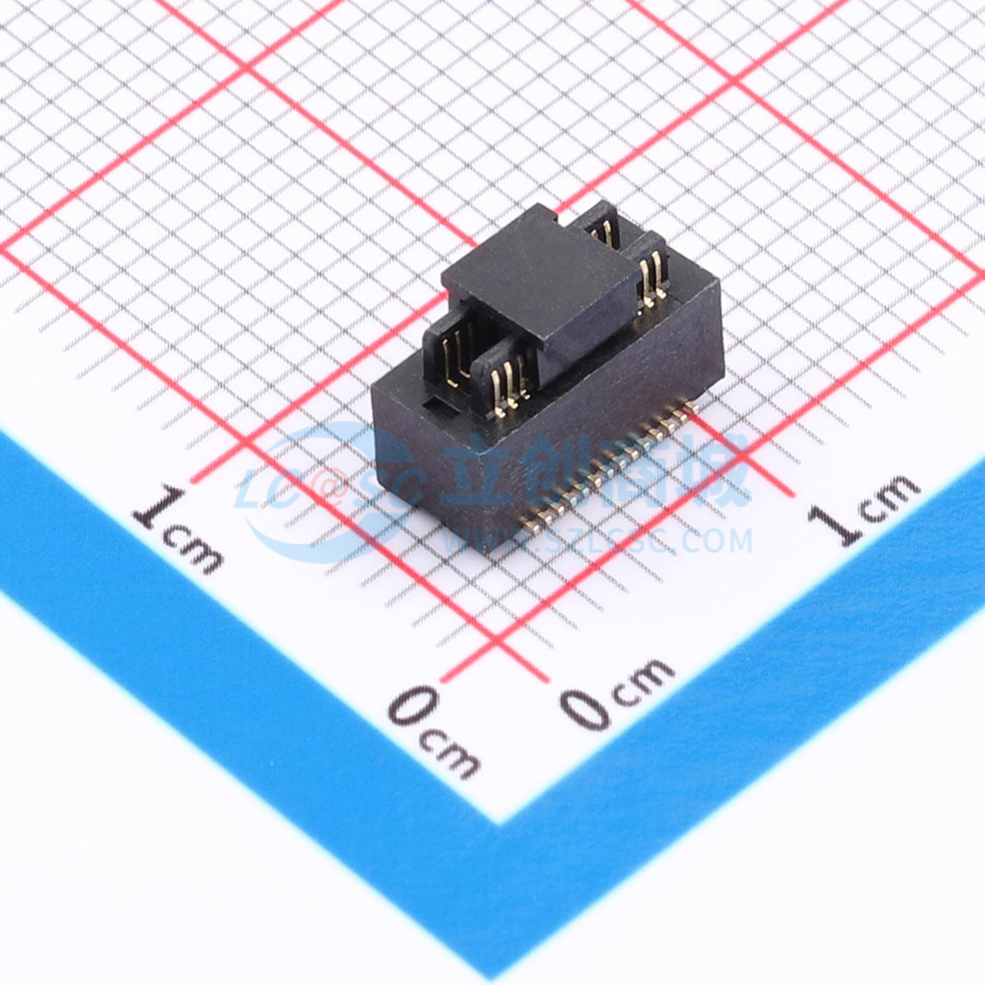 点击查看大图 HC-BTB-0.5-2x14P-GH40-W实物图