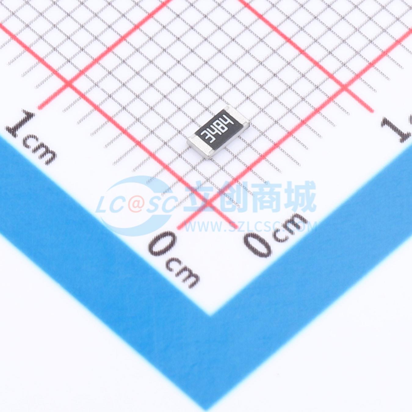 点击查看大图 FRC1206F3484TS实物图