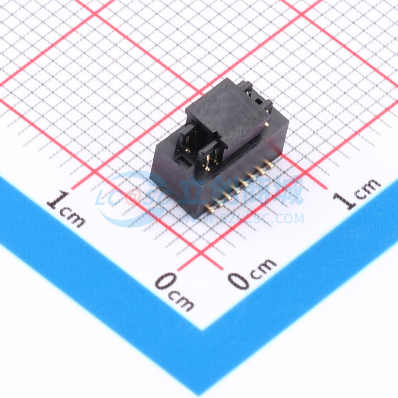点击查看大图 HC-BTB-0.8-2x8P-GH40-W实物图