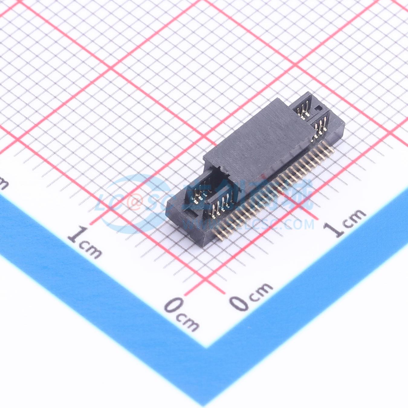 点击查看大图 HC-BTB-0.5-2x25P-GH20-W实物图