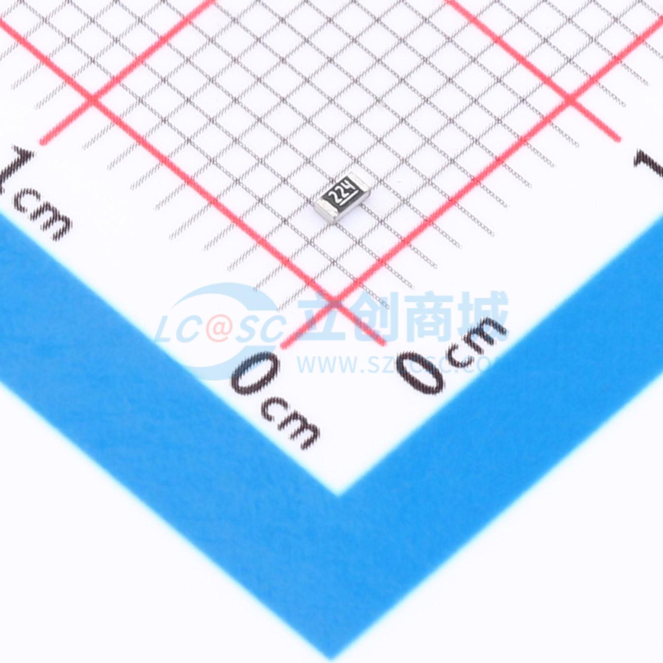 点击查看大图 GR0603F220KT5G00实物图