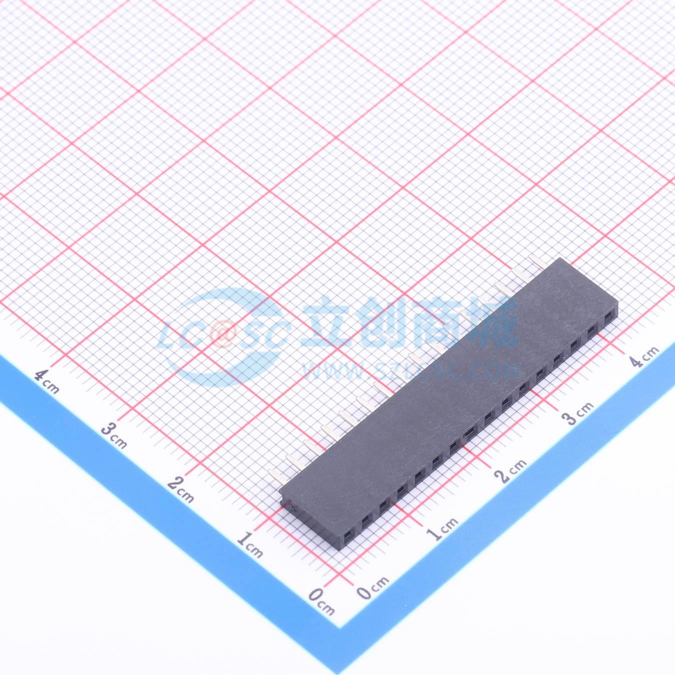 点击查看大图 PM-2.54-1*16-8.5-ZZ实物图