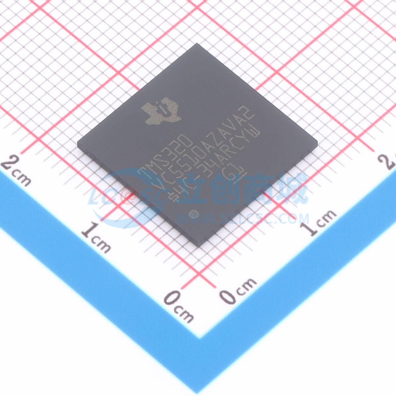 点击查看大图 TMS320VC5510AZAVA2实物图
