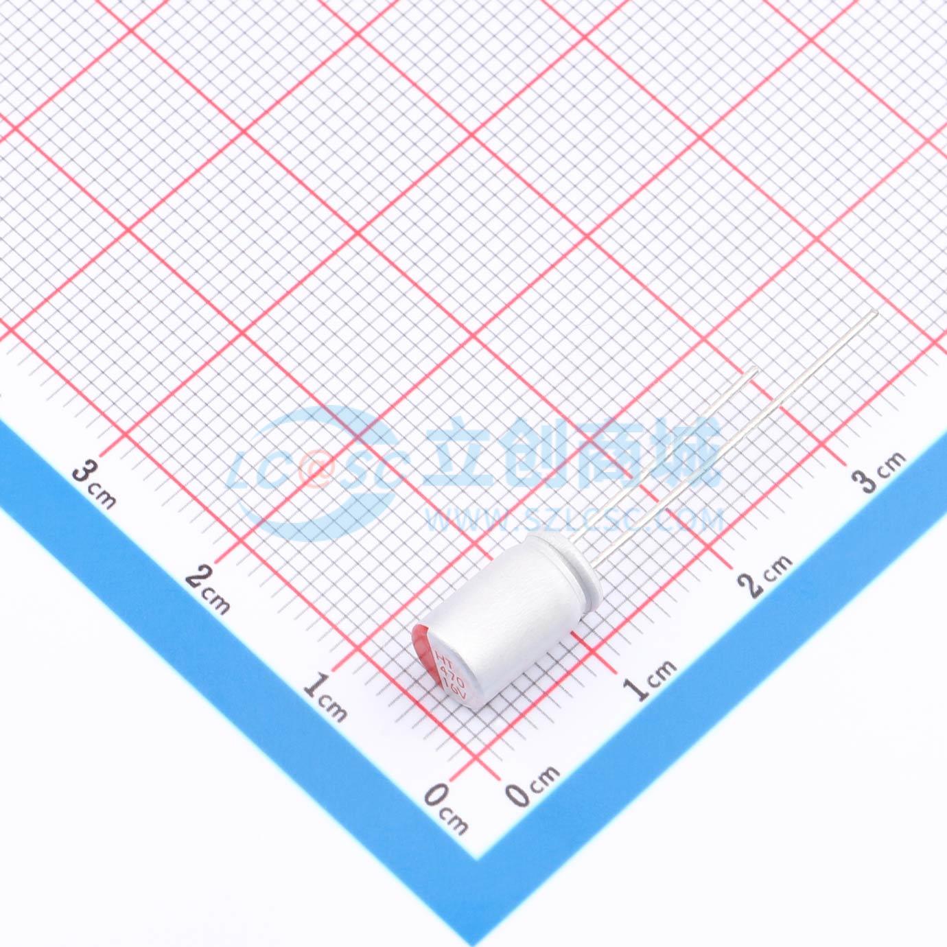 点击查看大图 RYHT16V470UF6*10实物图