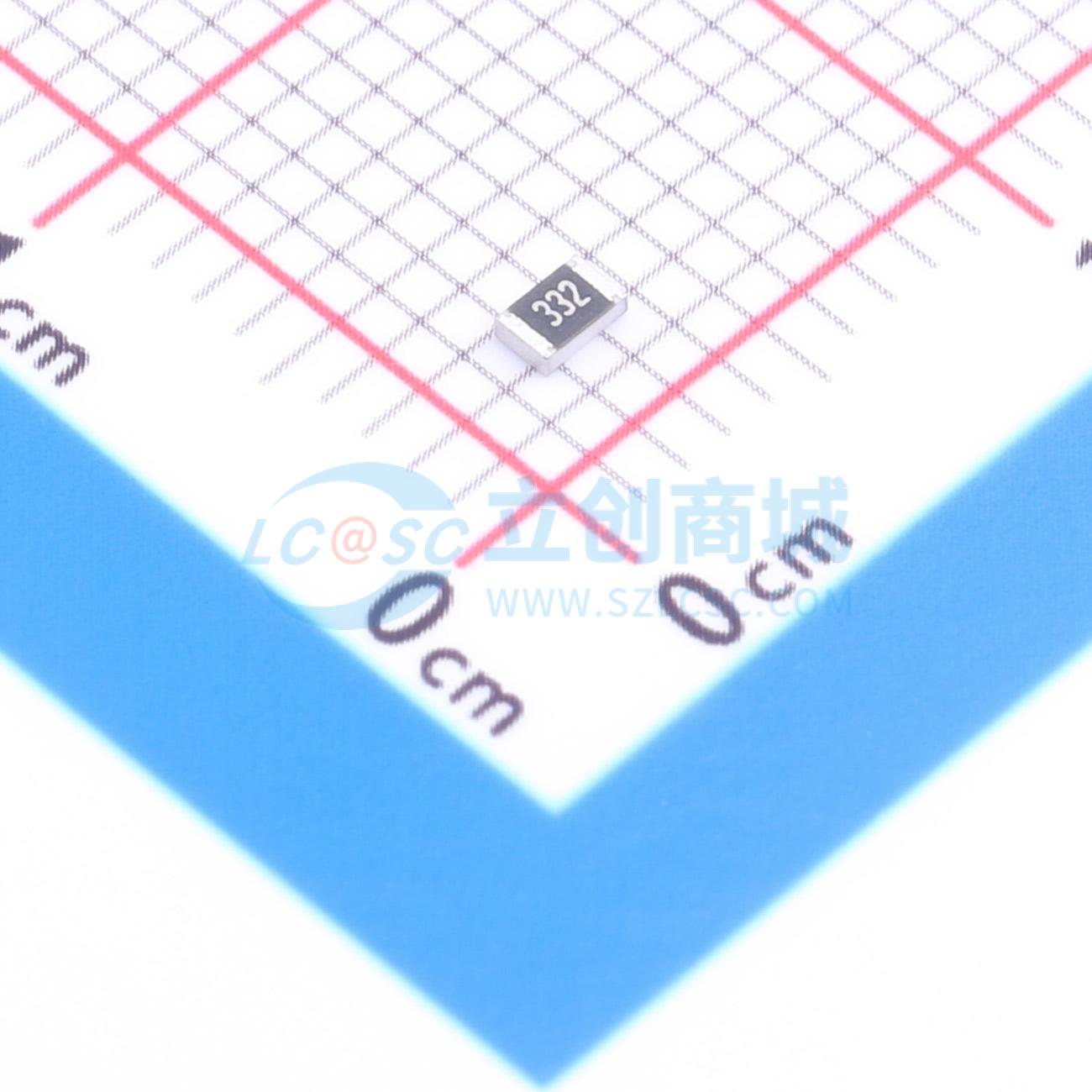 点击查看大图 1RC0805J0332实物图