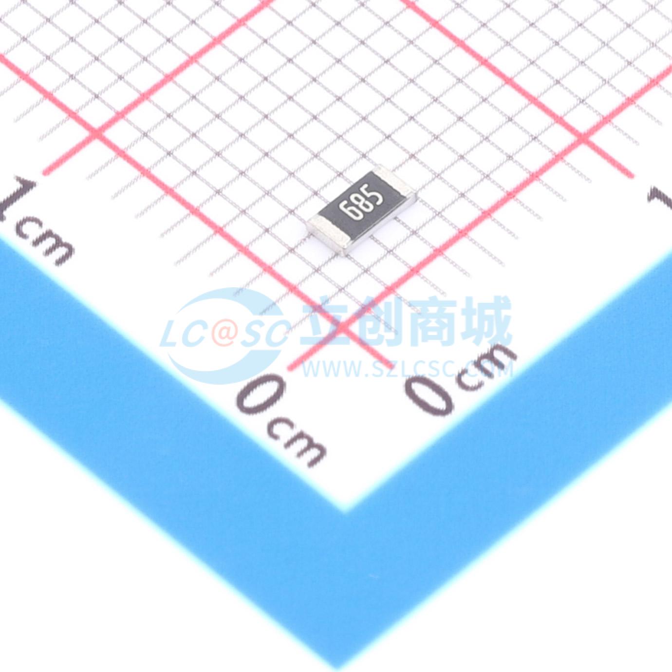 点击查看大图 1RC1206J0685实物图