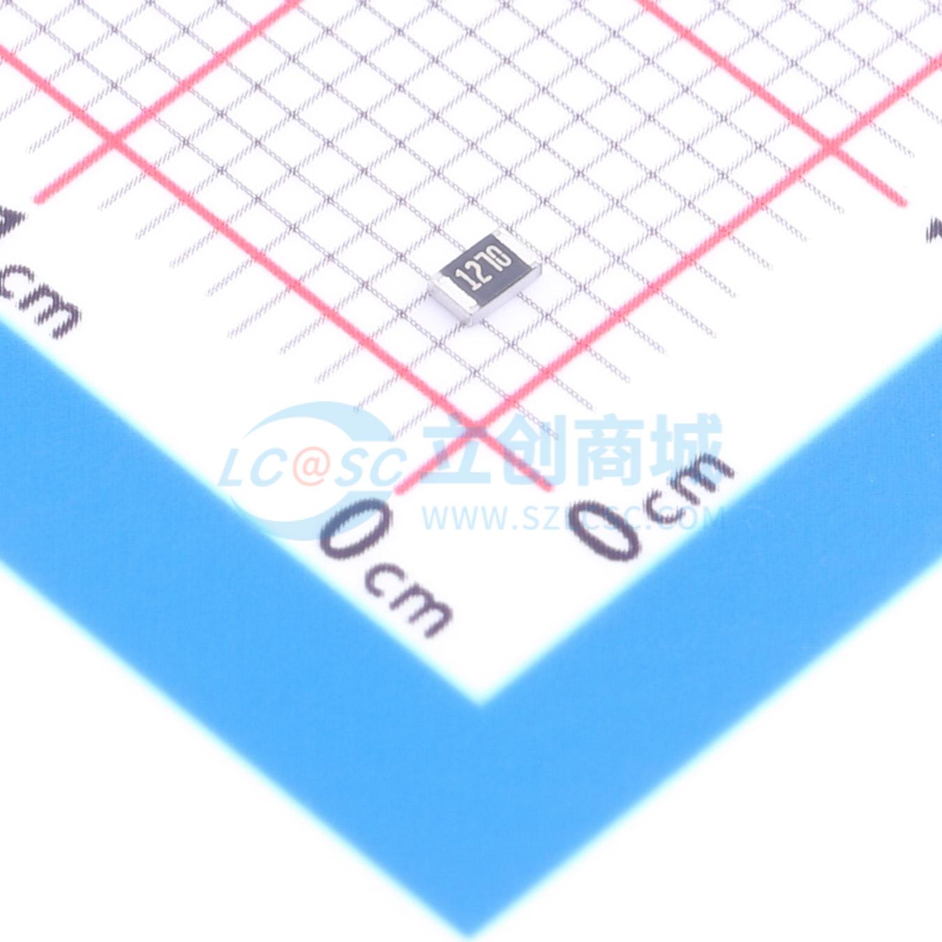 点击查看大图 1RC0805F1270实物图