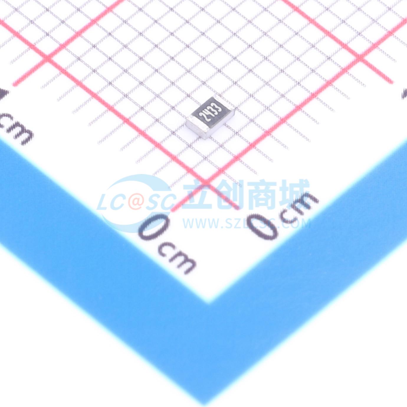 点击查看大图 1RC0805F2433实物图