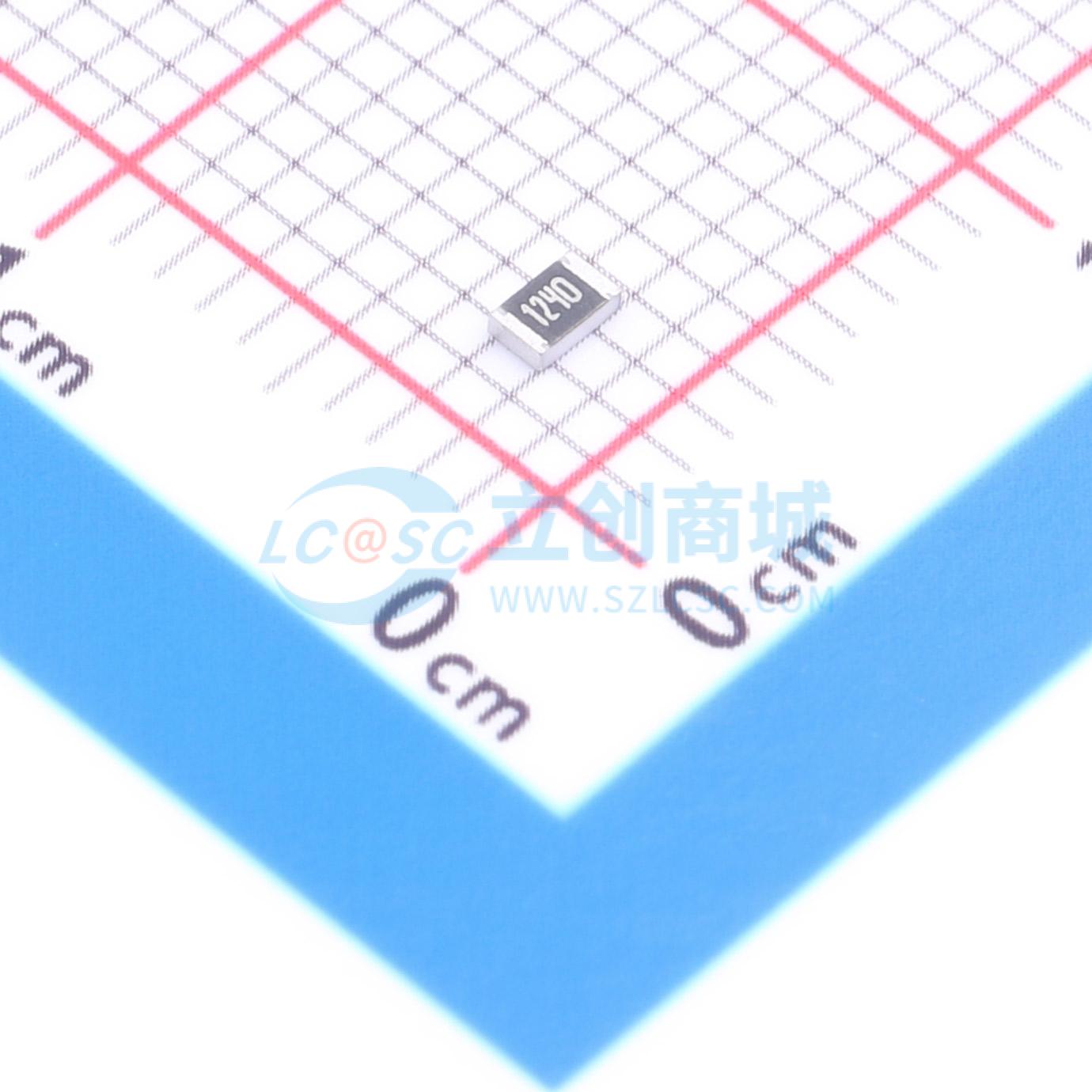 点击查看大图 1RC0805F1240实物图