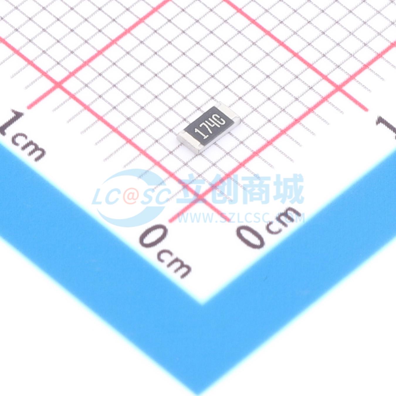 点击查看大图 1RC1206F1740实物图