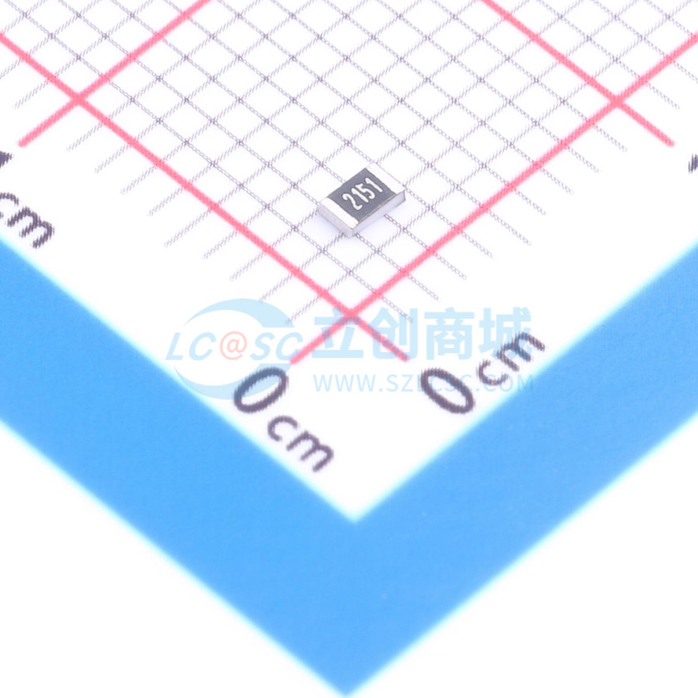 点击查看大图 1RC0805F2151实物图