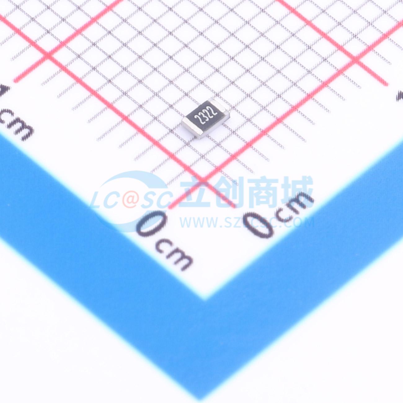 点击查看大图 1RC0805F2322实物图