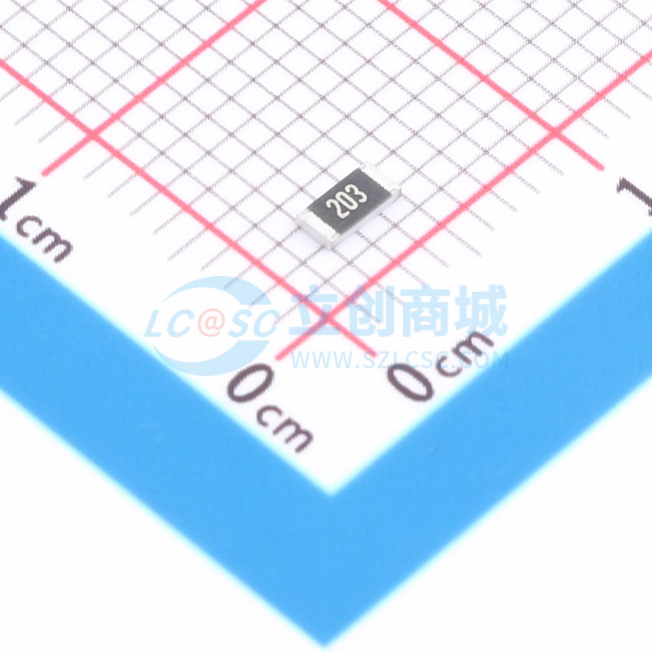 点击查看大图 1RC1206J0203实物图