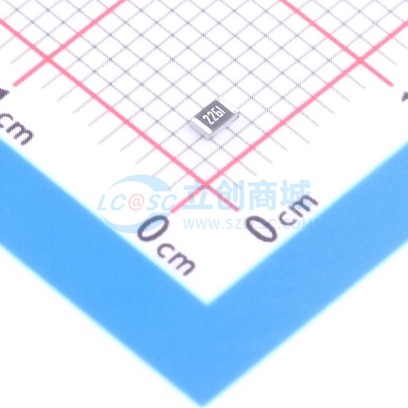 点击查看大图 1RC0805F2261实物图