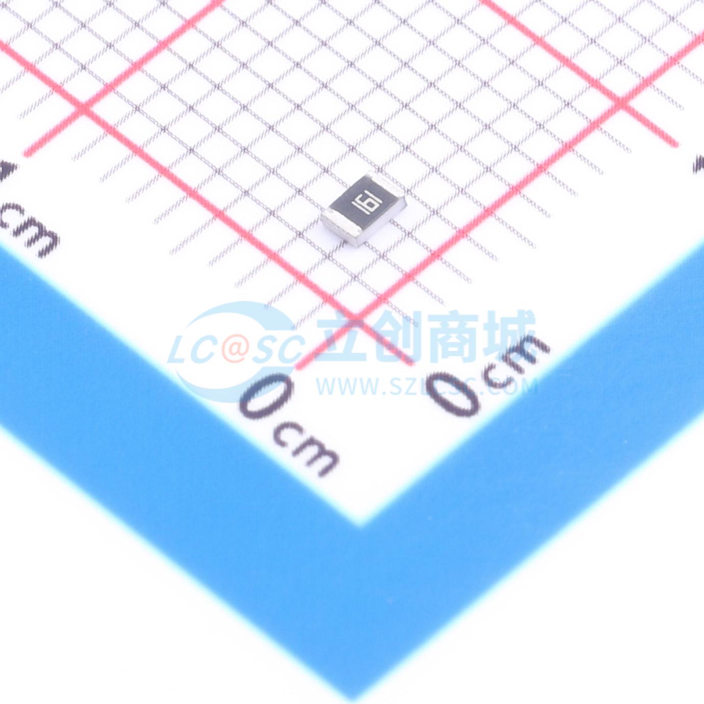 点击查看大图 1RC0805J0161实物图