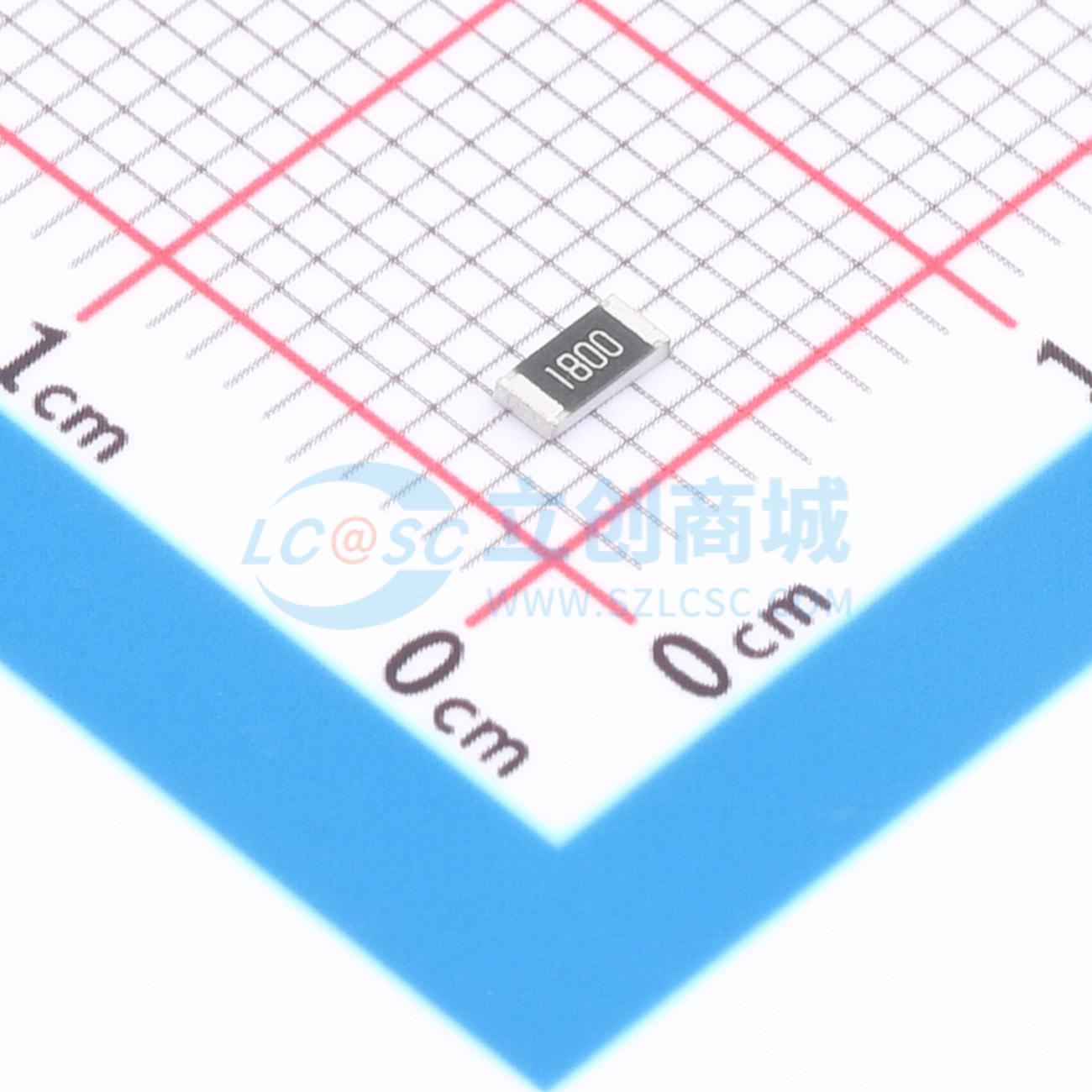 点击查看大图 1RC1206F1800实物图