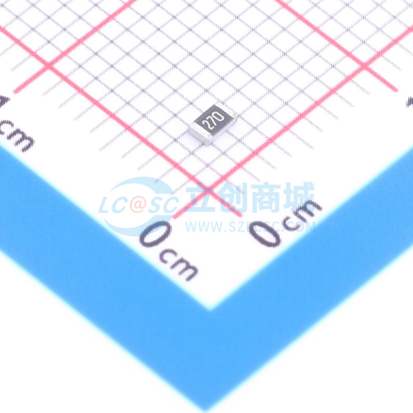 点击查看大图 1RC0805J0270实物图