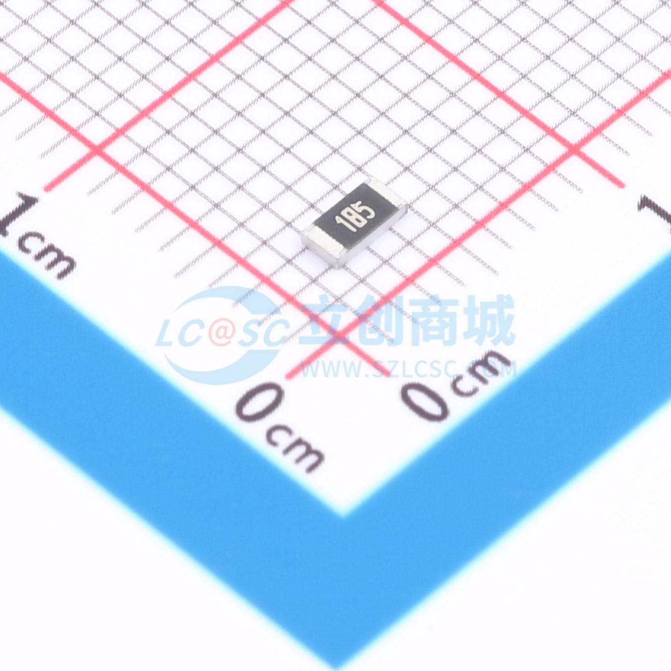 点击查看大图 1RC1206J0185实物图