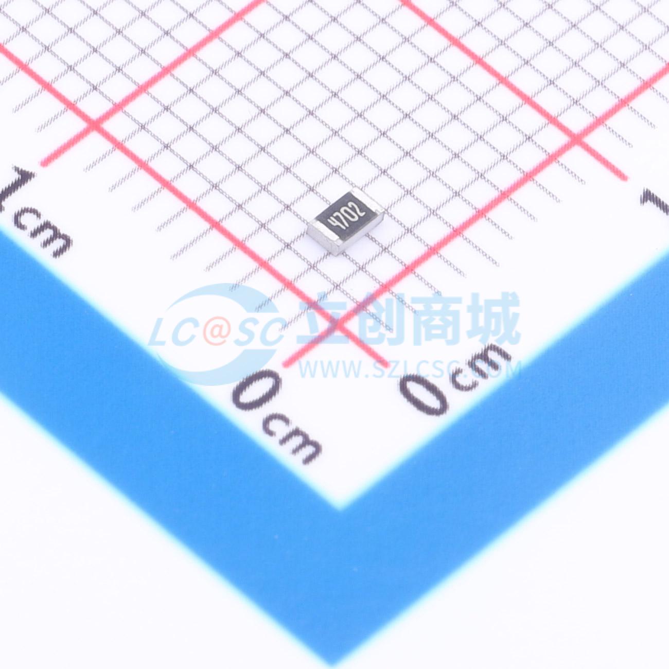 点击查看大图 1RC0805F4702实物图