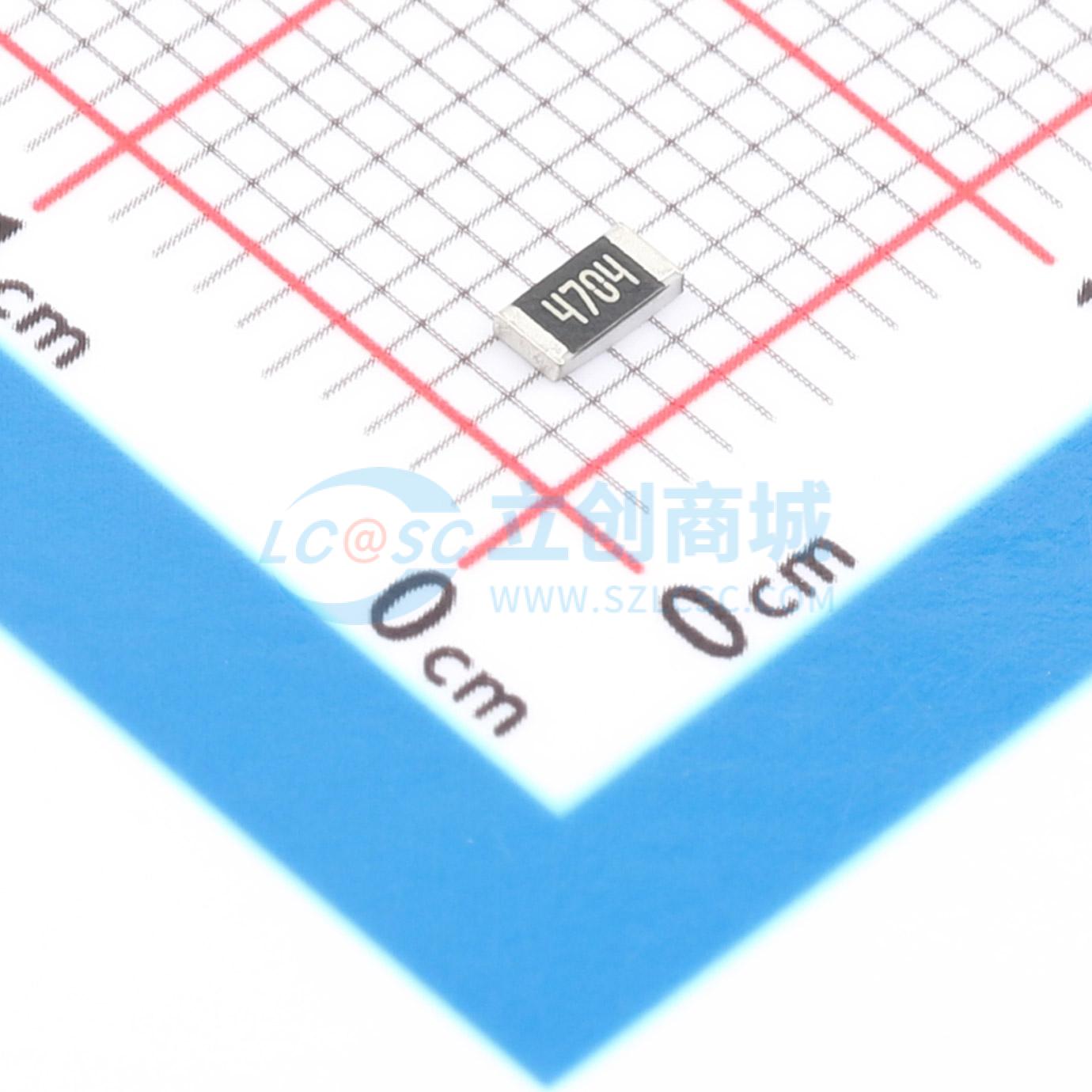 点击查看大图 1RC1206F4704实物图