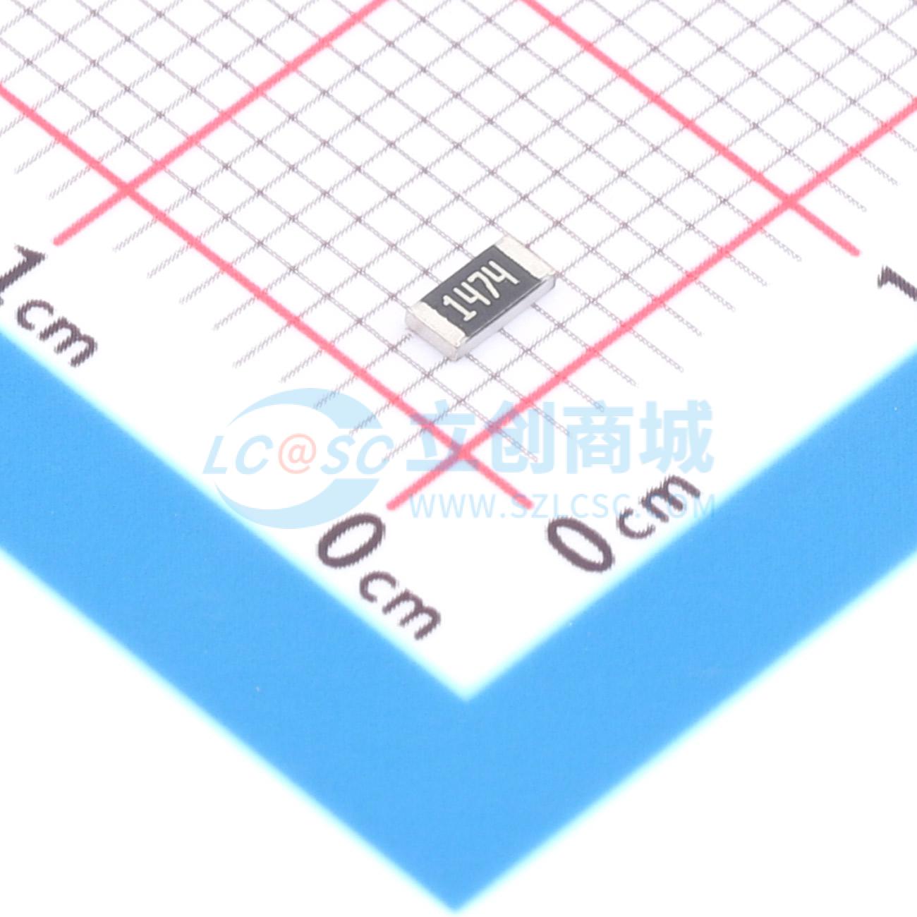 点击查看大图 1RC1206F1474实物图