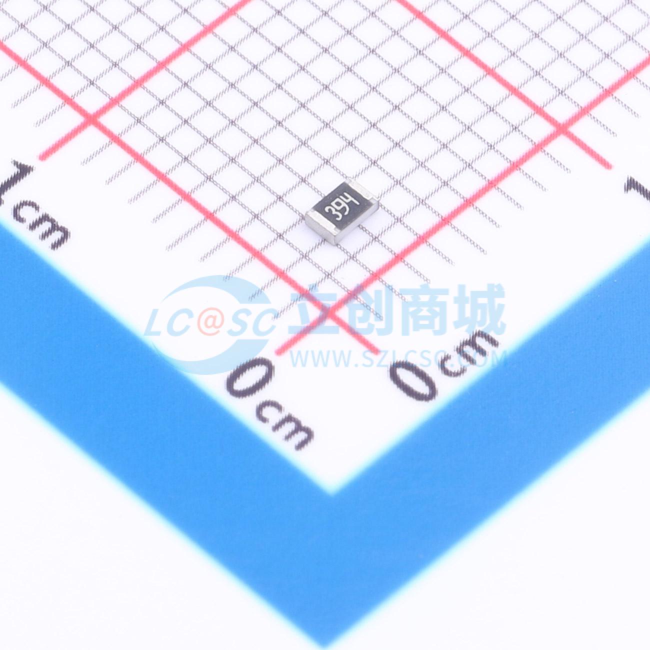 点击查看大图 1RC0805J0394实物图