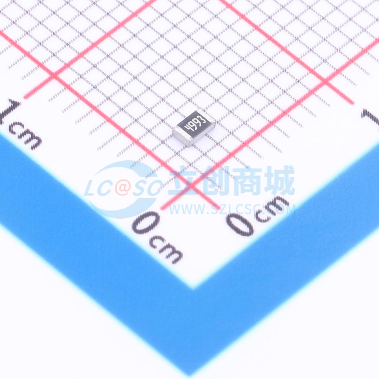 点击查看大图 1RC0805F4993实物图