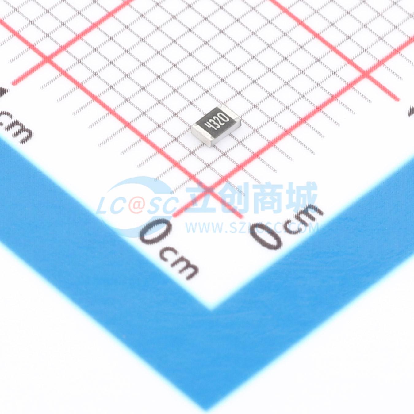 点击查看大图 1RC0805F4320实物图