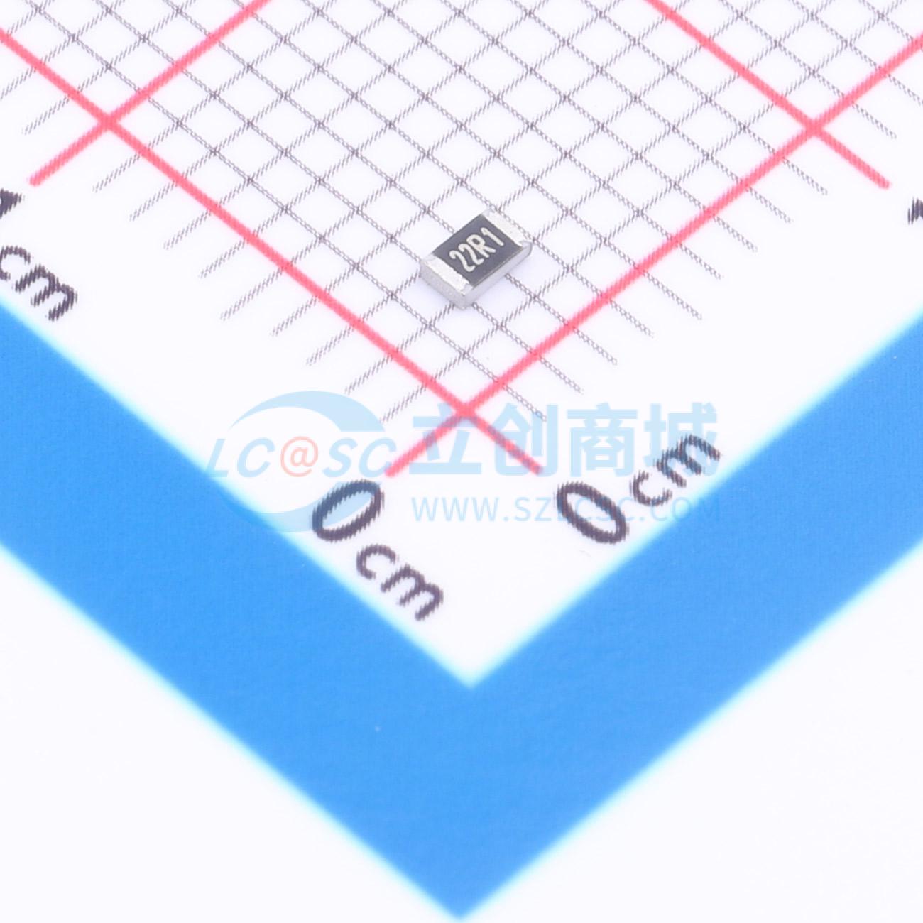 点击查看大图 1RC0805F2219实物图