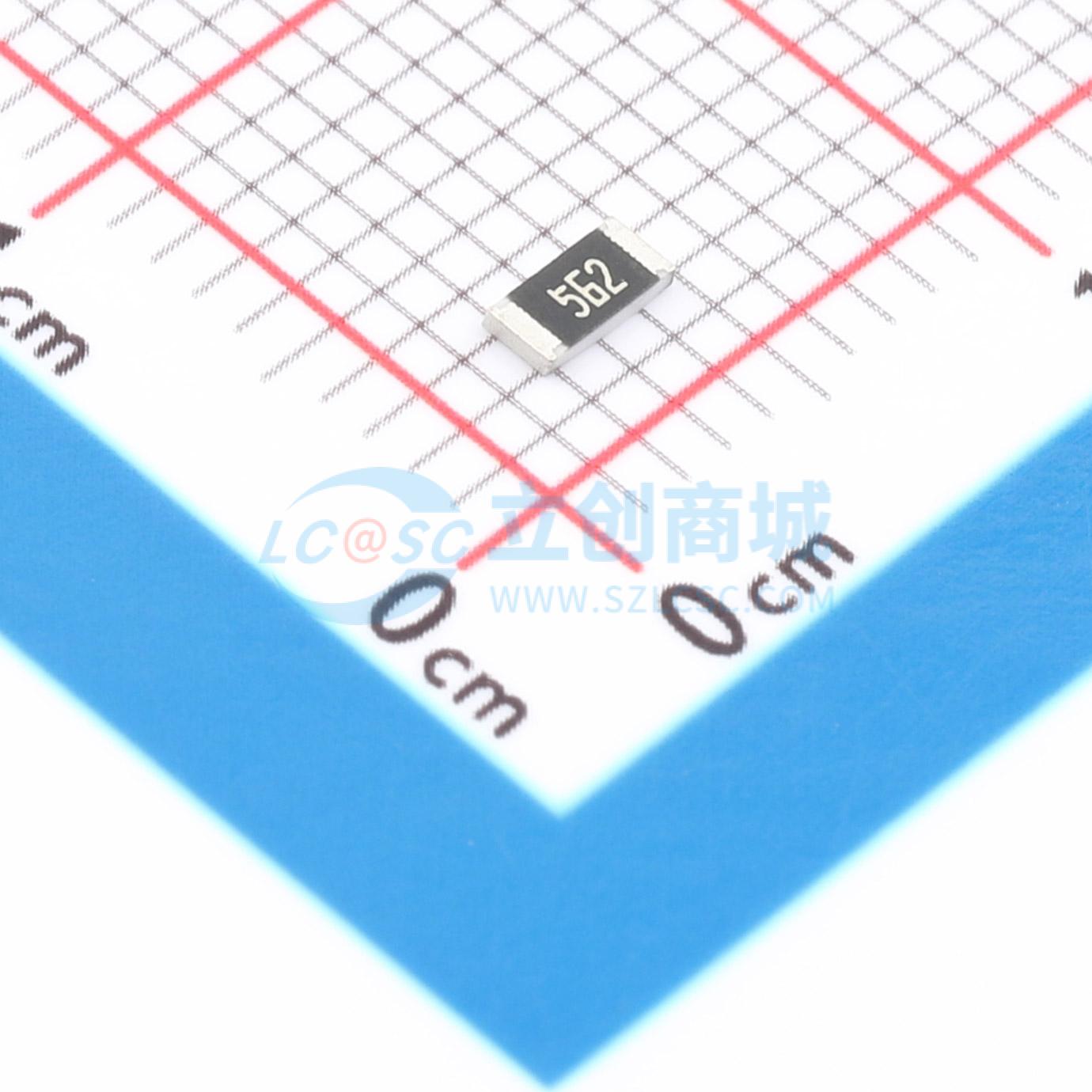 点击查看大图 1RC1206J0562实物图