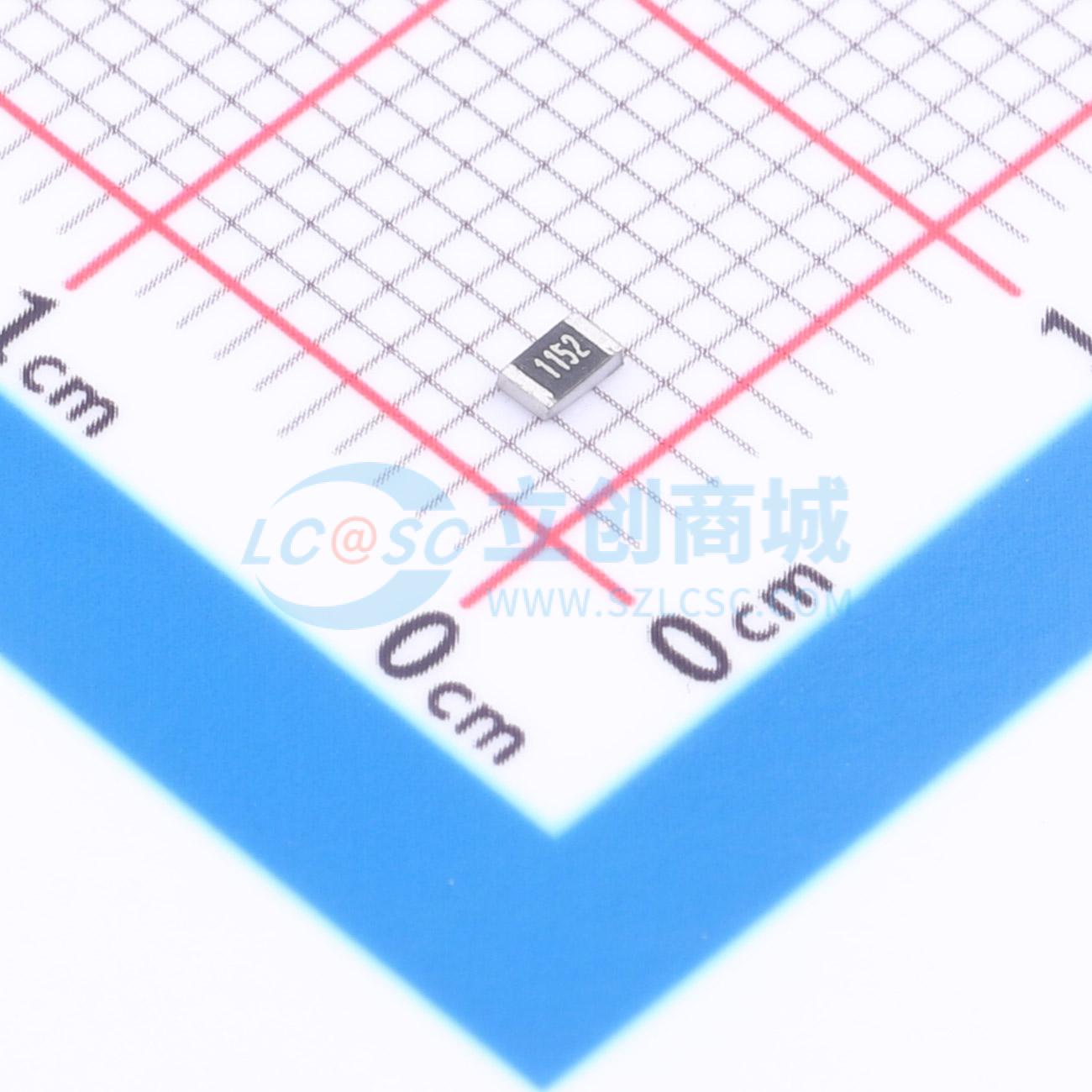 点击查看大图 1RC0805F1152实物图