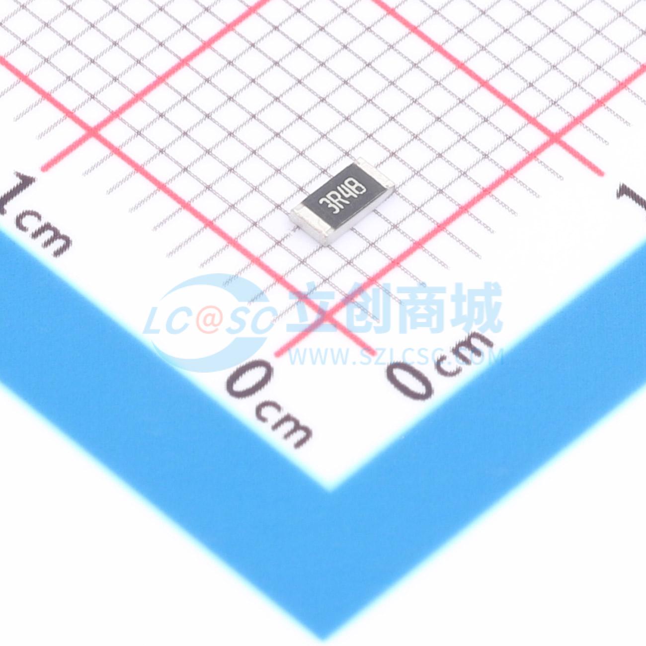 点击查看大图 1RC1206F3488实物图