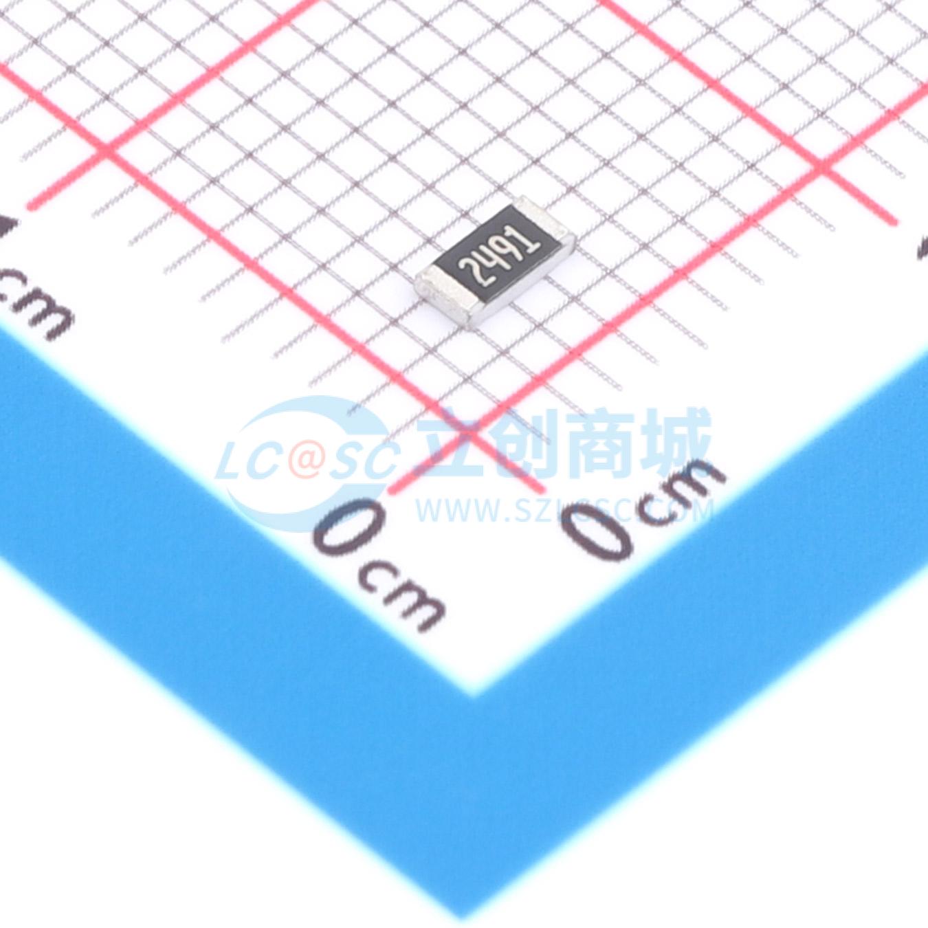 点击查看大图 1RC1206F2491实物图