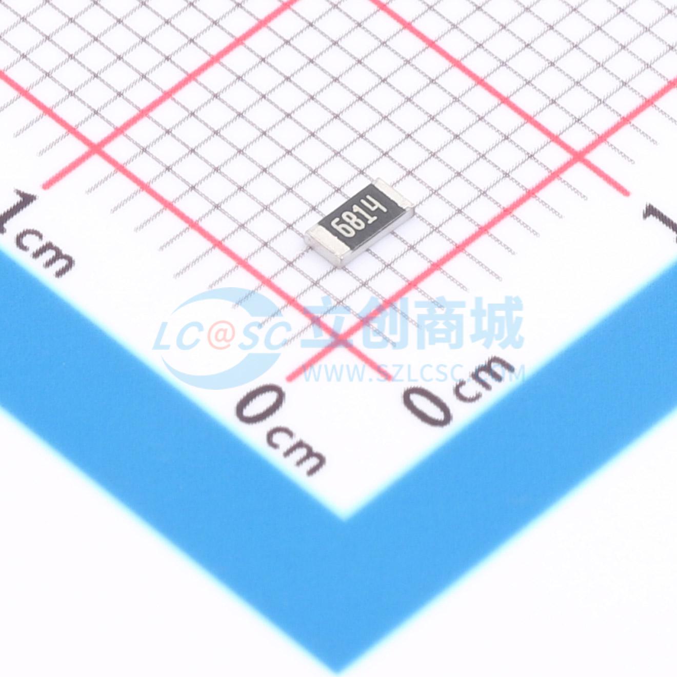 点击查看大图 1RC1206F6814实物图