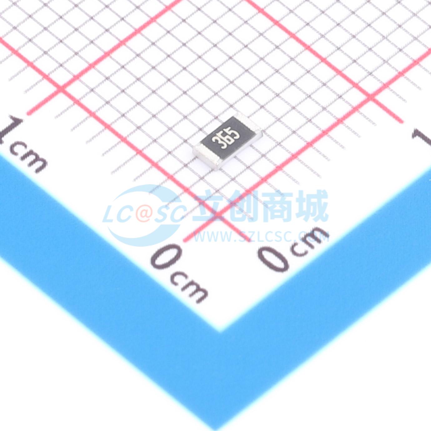 点击查看大图 1RC1206J0365实物图