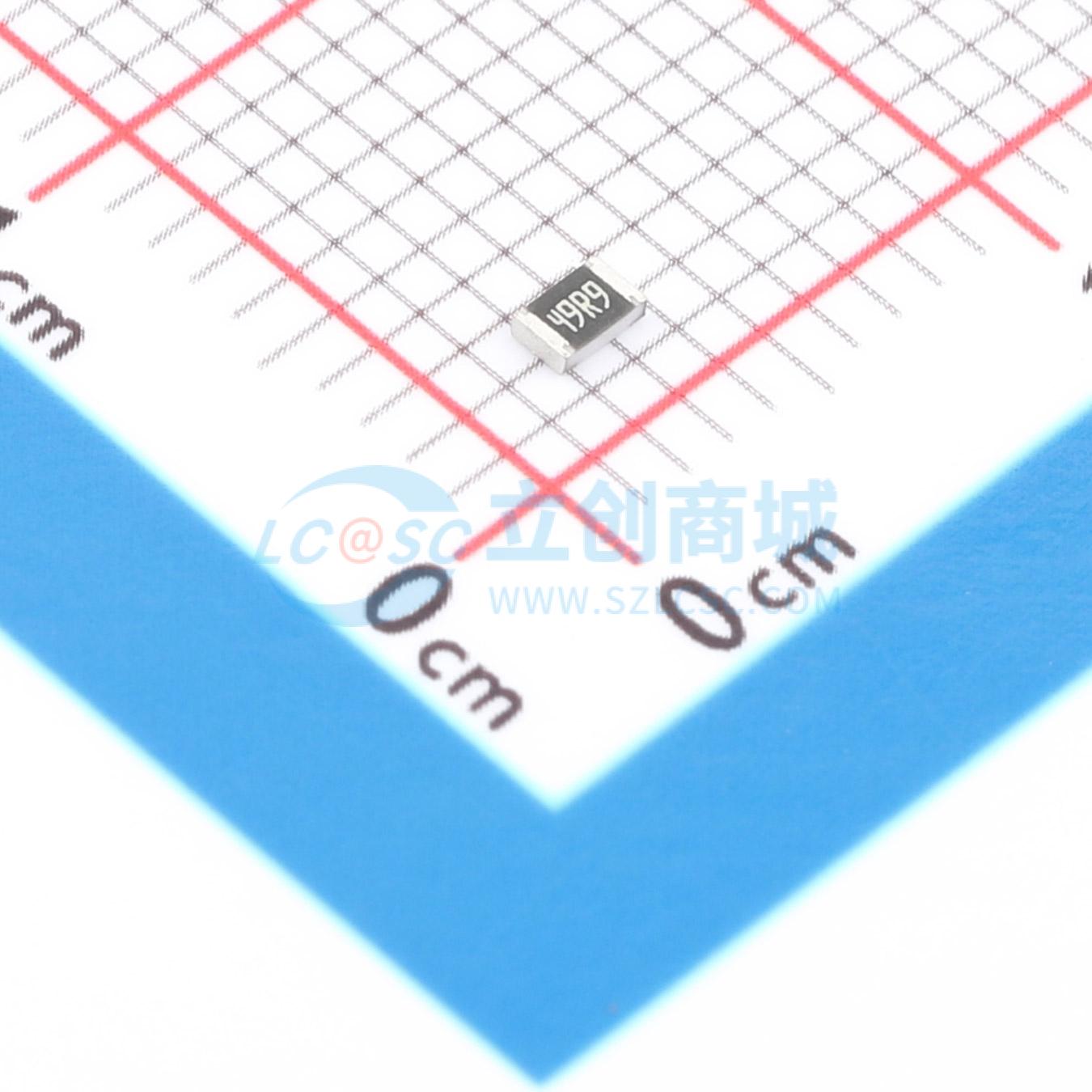 点击查看大图 1RC0805F4999实物图