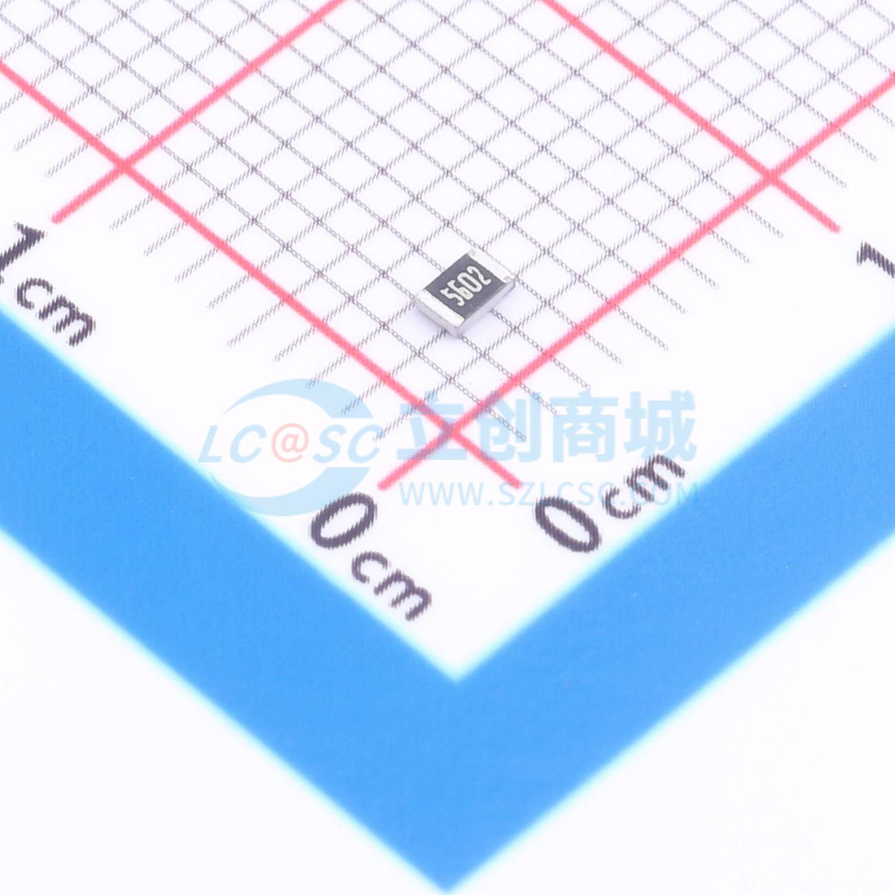 点击查看大图 1RC0805F5602实物图