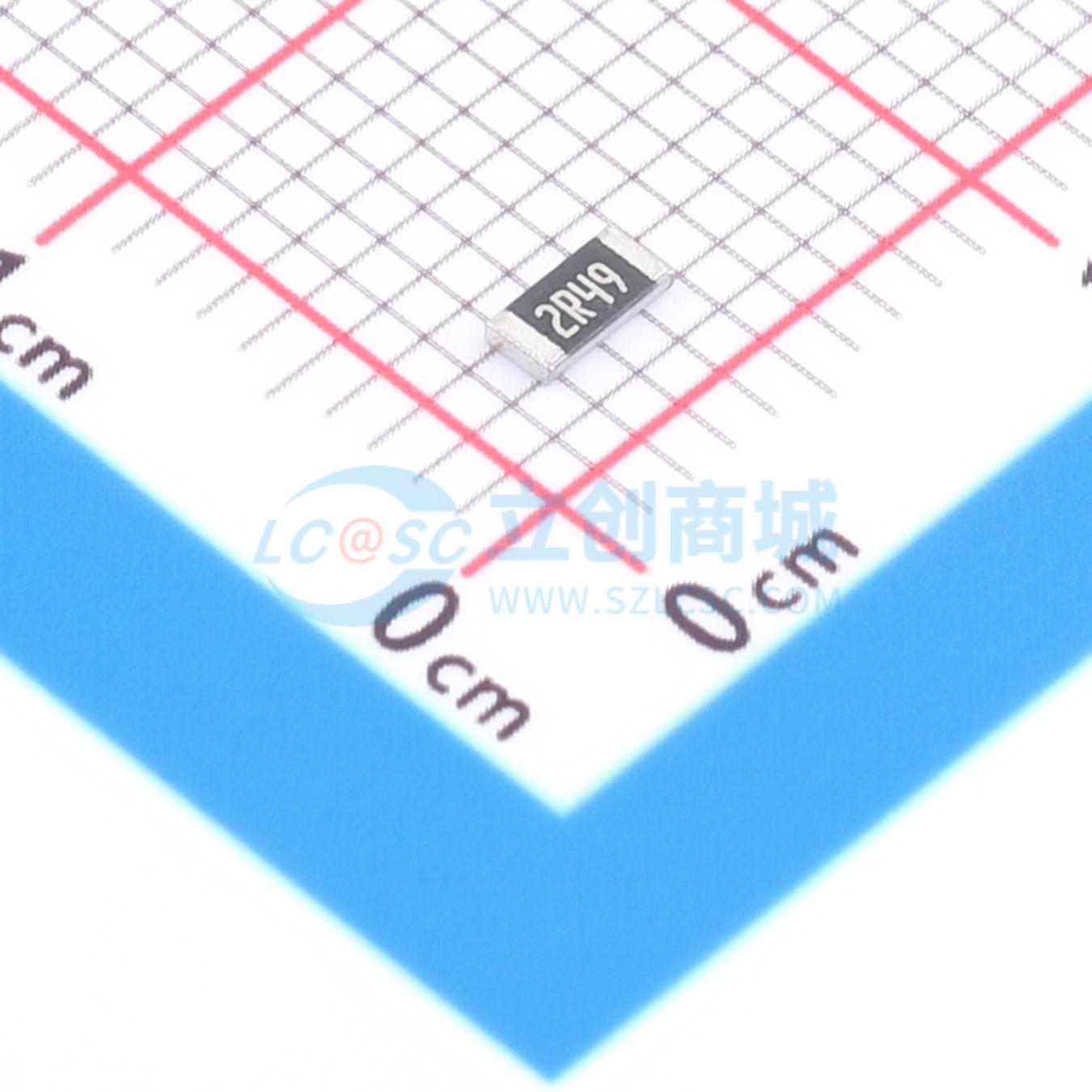 点击查看大图 1RC1206F2498实物图