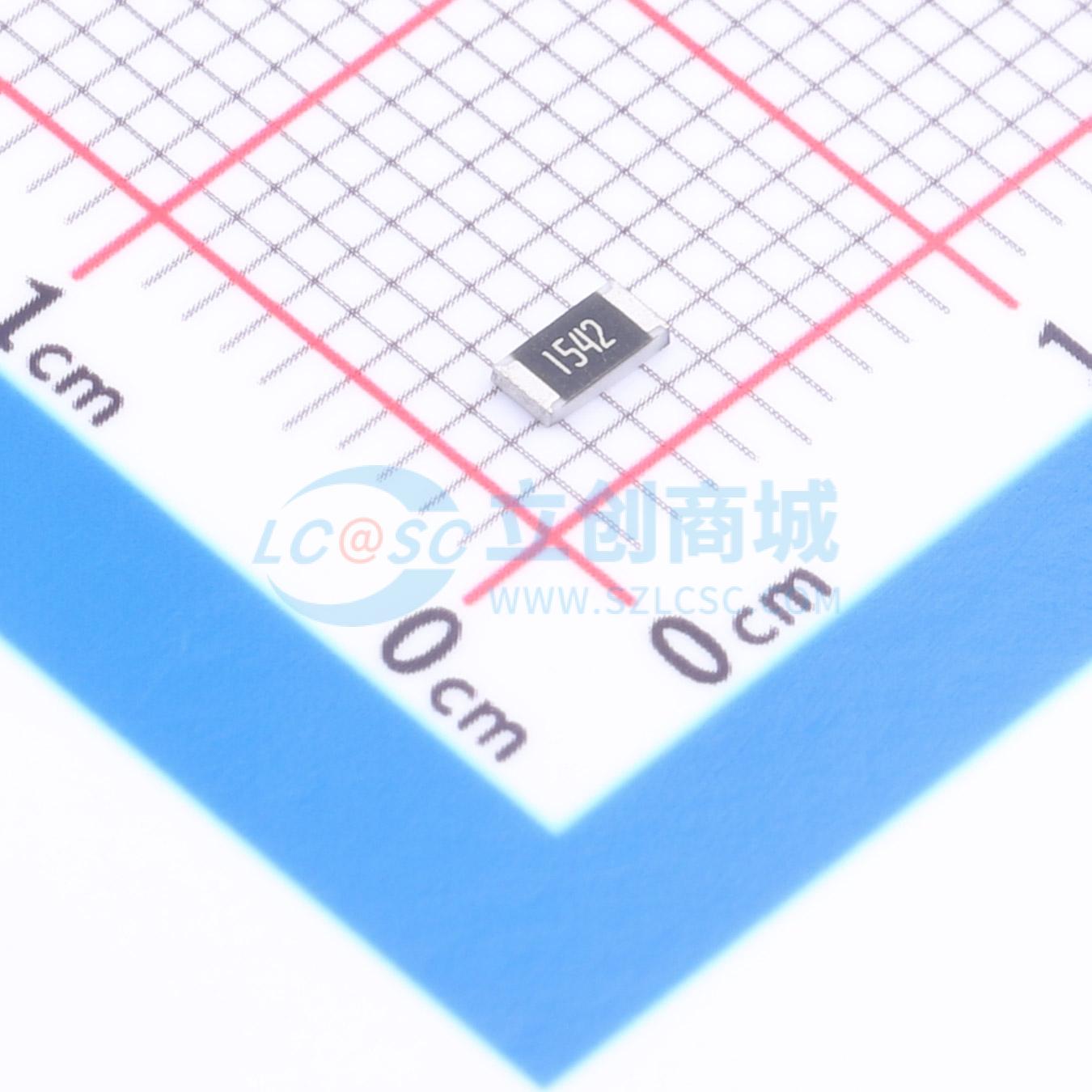点击查看大图 1RC1206F1542实物图